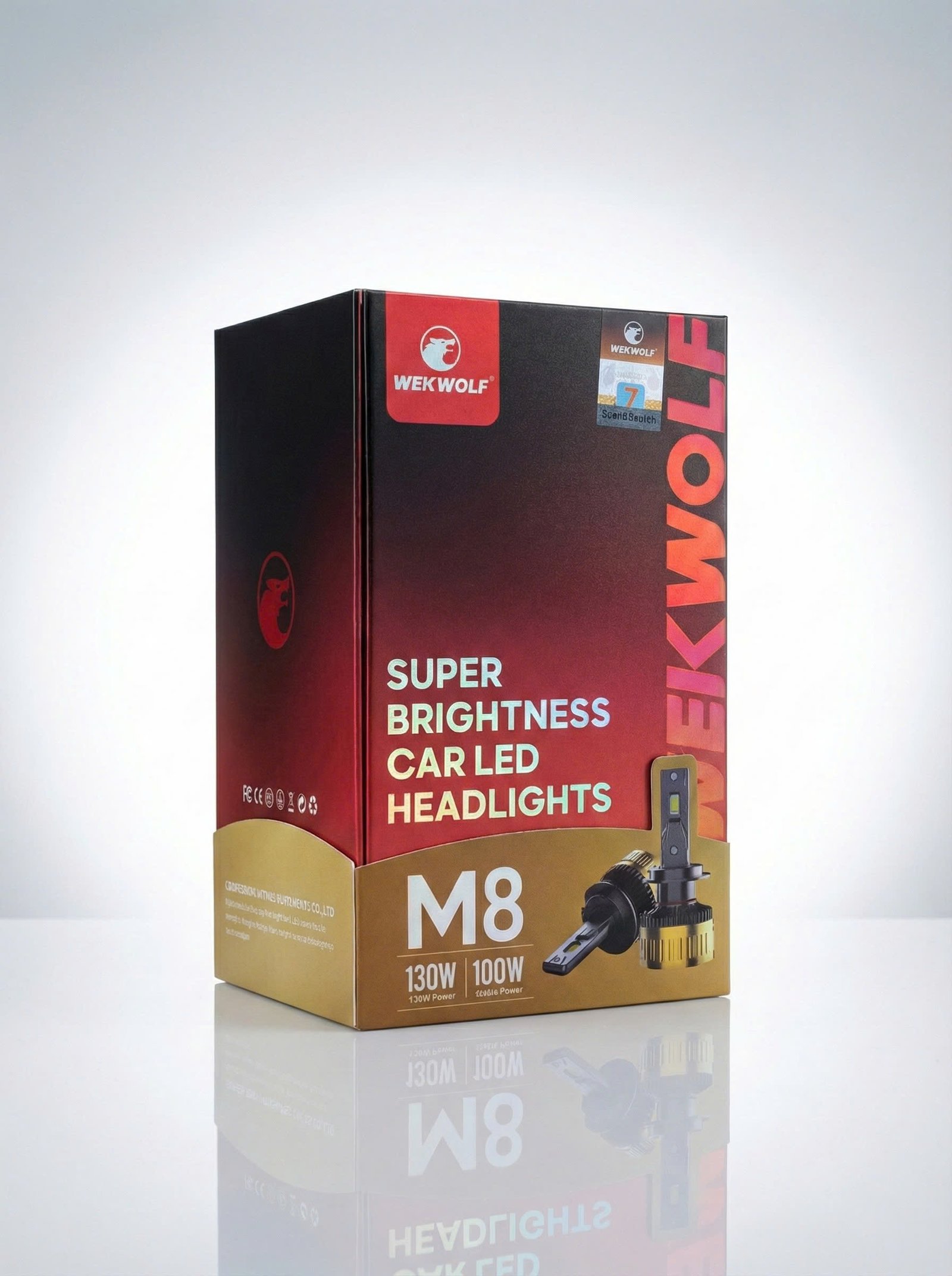 Đèn led tăng sáng ô tô wekwolf m8 - Ảnh 5